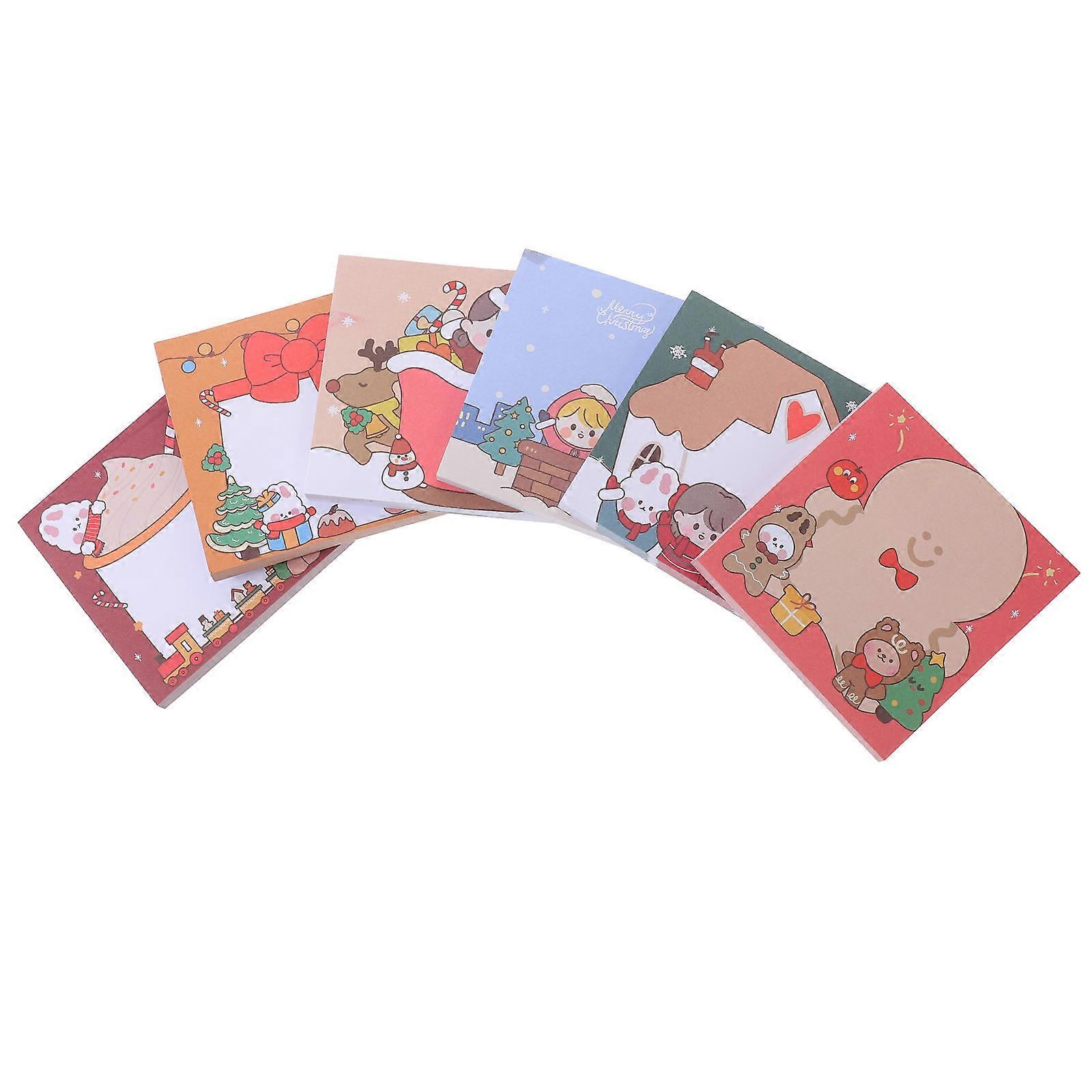 12pcs Xmas Sticky Notes Memo Notes Autoadesivo Post-note (Estilo Misto)