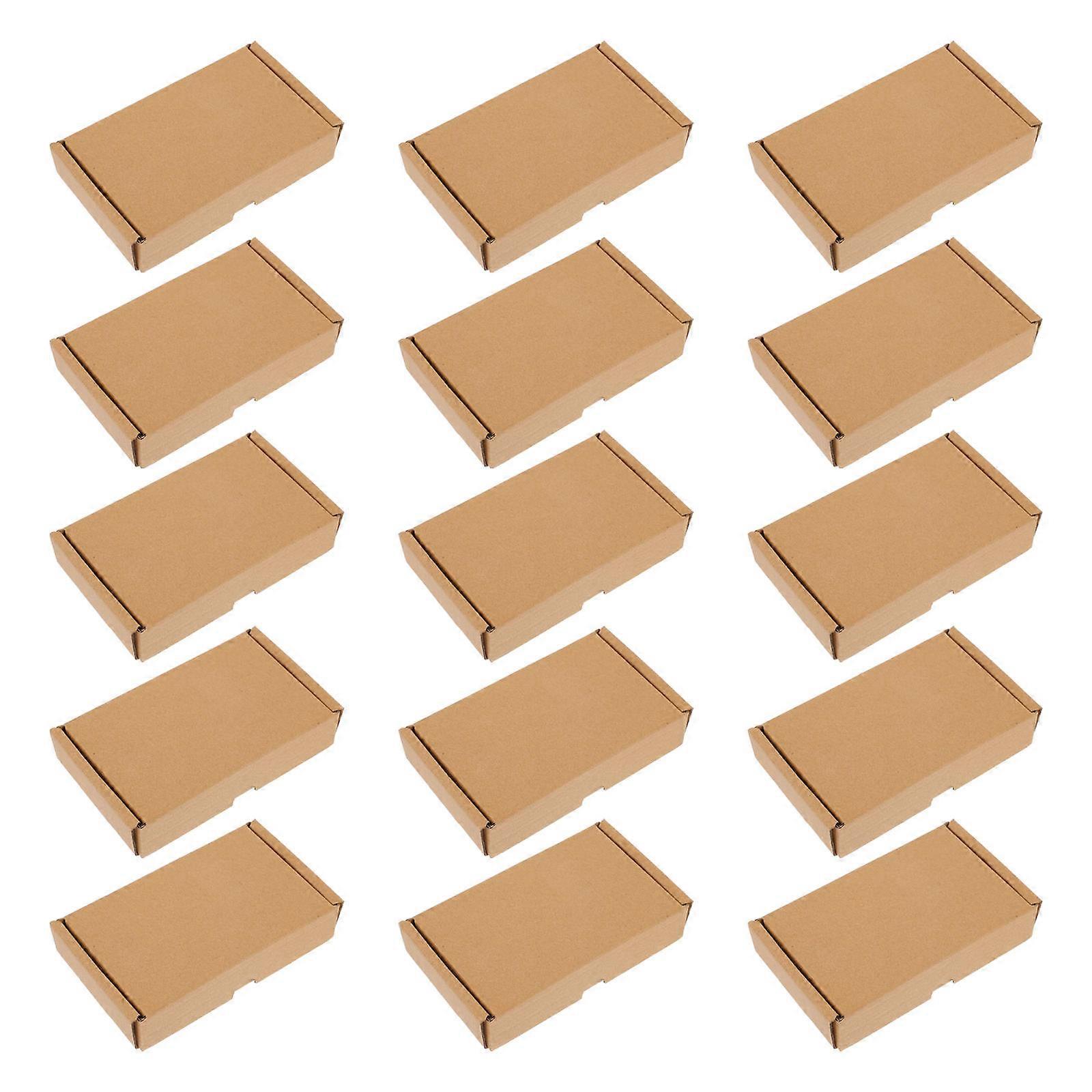 Packaging Boxes Corrugated Paper Storage Boxes for Mailing Use 15Pcs Set