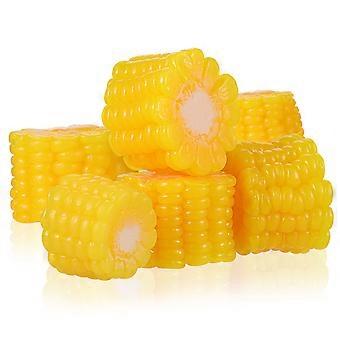 Artificial Corn Cut Props for Decor 12Pcs Realistic Food Slices Kids Toys