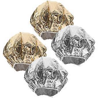 Tin Foil Hat Deep Conditioning Hair Dye Hat for 4Pcs Salon Use