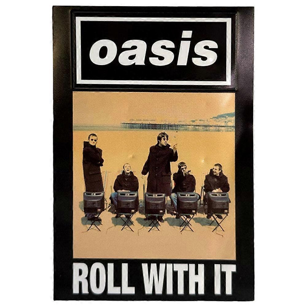 Oasis Live 25 Roll With It Single Fridge Magnet