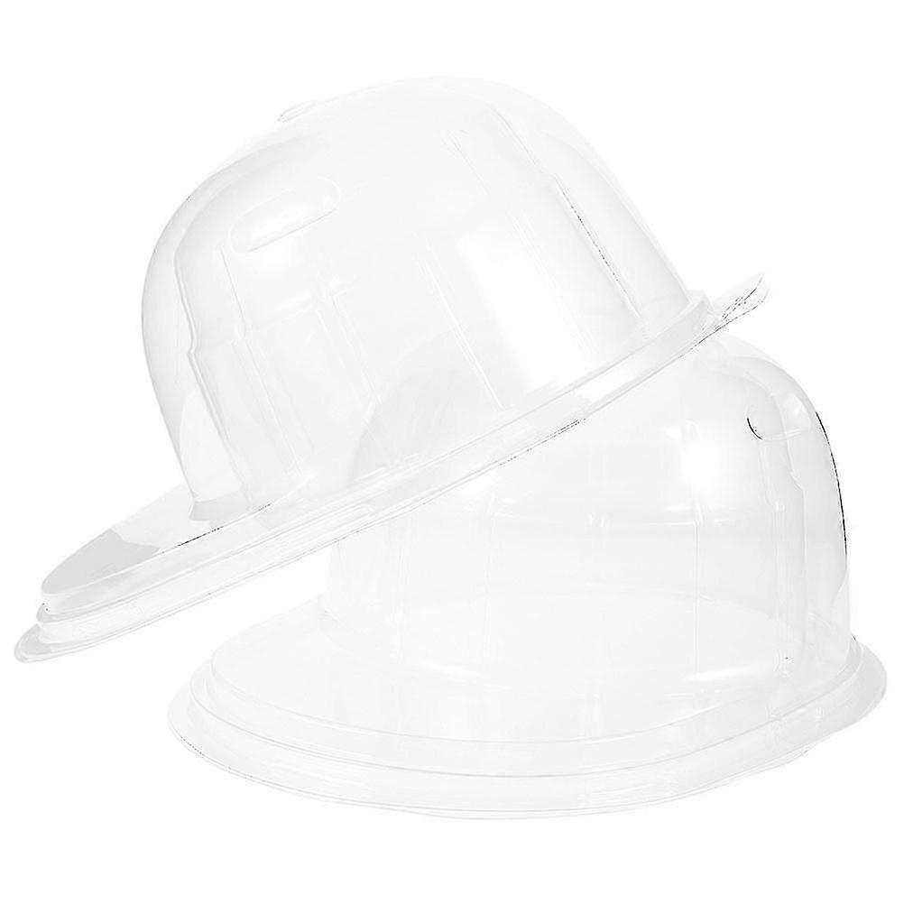 Baseball Cap Shaper compatible with Hat Storage Rack 4Pcs Transparent Plastic Holder