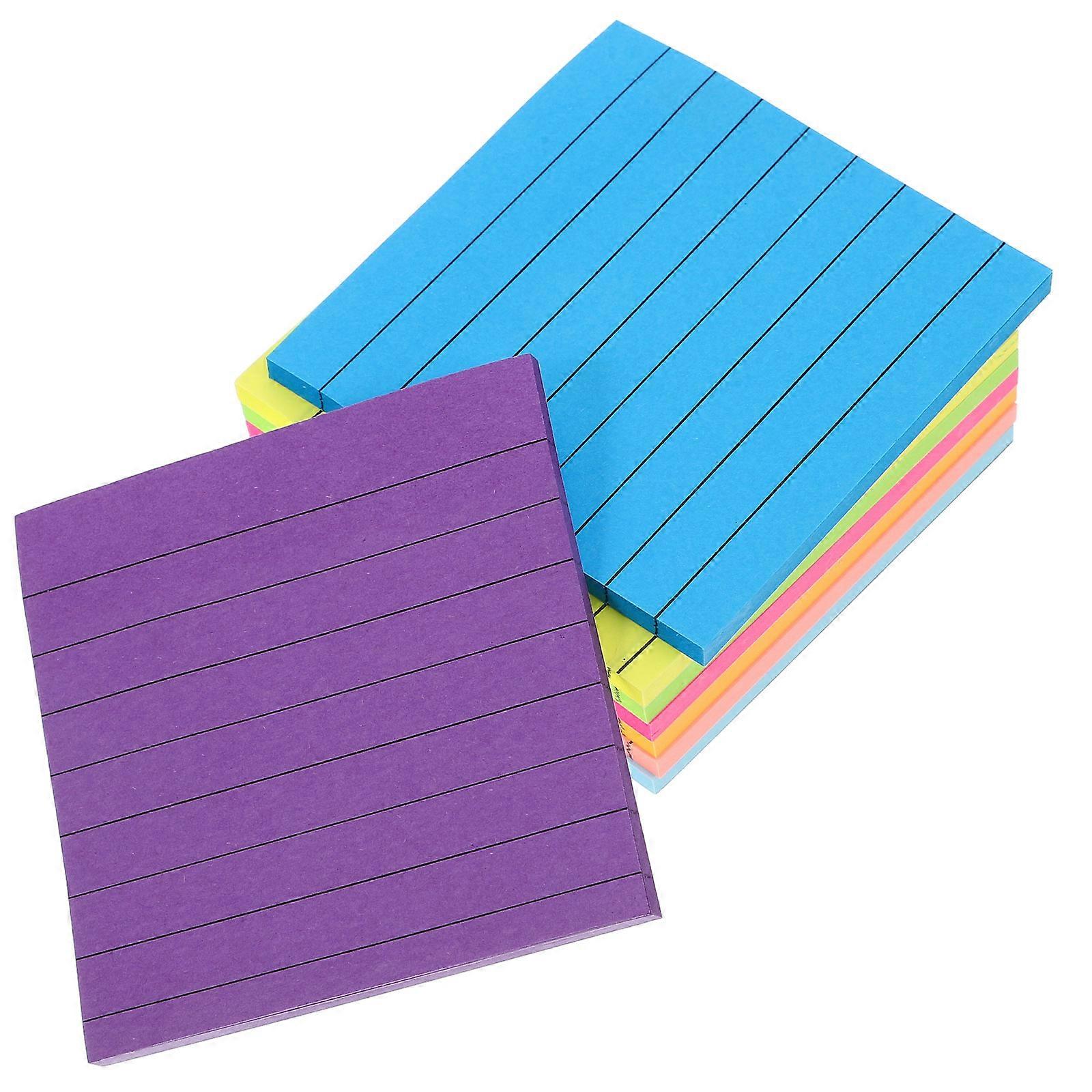 Fluorescent Sticky Tabs Small Note Pads for Writing Notes Use 8Pcs Assorted Color
