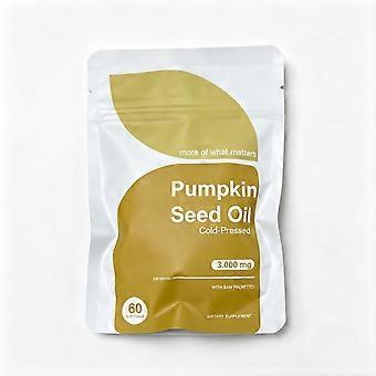 Pumpkin-Seed Oil Cold-Pressed 3000mg 60 Counts Nutrition Gels & Chews