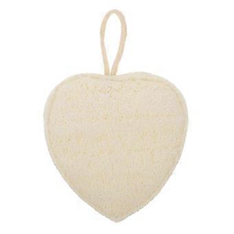 Beige Loofah Bath Back Scrubber, Soft Exfoliating Bath Towel, 1 Piece