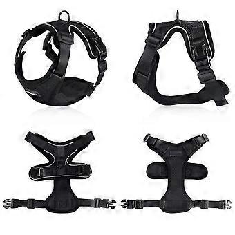Anti-escape cat harness withalso usable as rabbit harness, small dog harness, essential cat accessory, black cat harness size xs [MI]