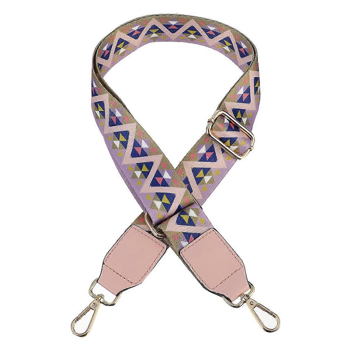 Pink Messenger Bag Shoulder Strap Wide Adjustable Bag Strap Replacement