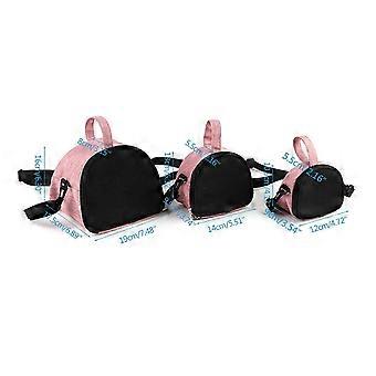 Small Pet Carrier Bag with Adjustable Strap, Portable Breathable Travel Pouch for Finch, Conure and Parakeet, Grey, S