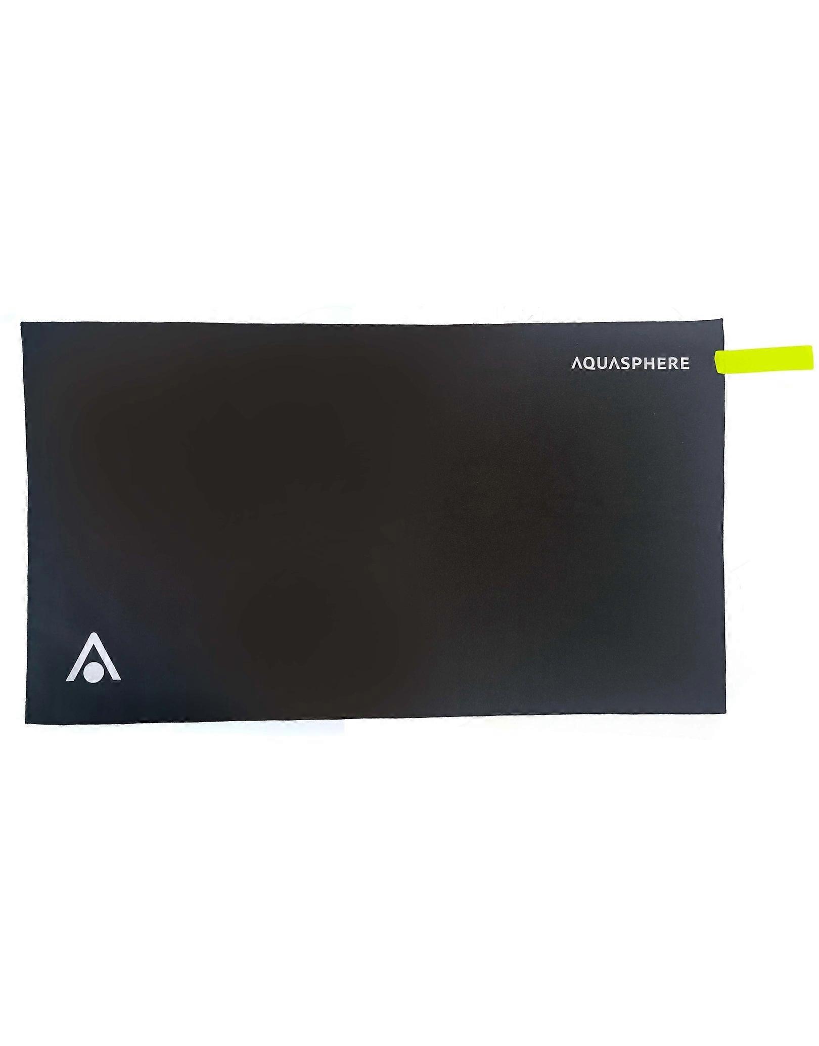 Aquasphere Microfibre Towel - Black/White