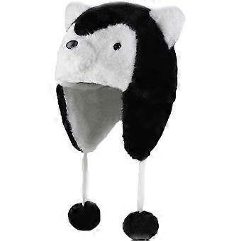 Funny 3D Husky  Hats Men Women Dog Puppy Full Hood Hats Winter Warm Faux Fur Hunting Cycling Ski Earflap Hats