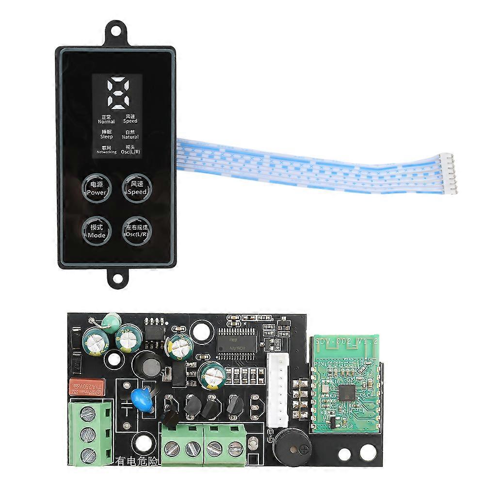 220V 110- Smart Fan Conversion Universal Module Mobile App Remote Control Voice Control Three Speed Settings