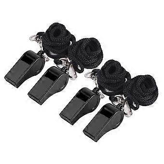 4 Pcs Sports Whistle apitos oficiais Sporting Goods Whistles Lanyard Whistle Sports Safety Whistle