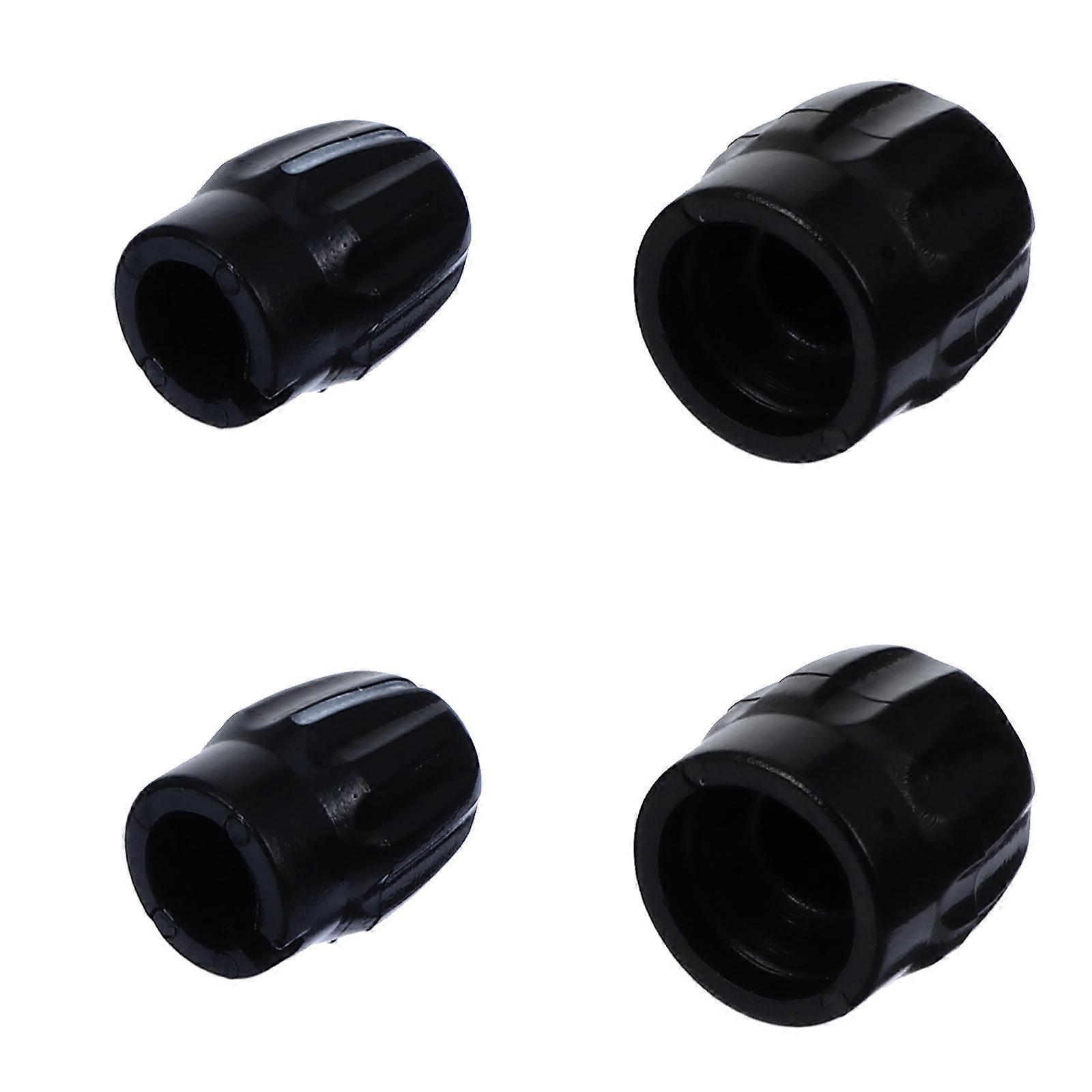 4 Pcs/2 Sets Switch Power Volume Knob Channel Knobs Walkie Talkie Accessories