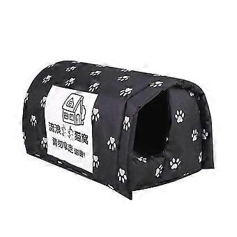 Winter Outdoor Cats House Lightweight Portable Foldable Pet House compatible withPet Indoor House Shelter Keep Warm