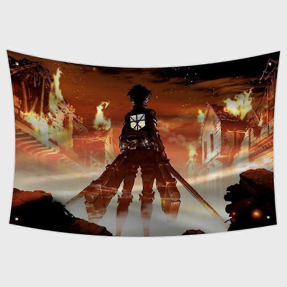 Drapeau d'Eren Yeager ZXC464