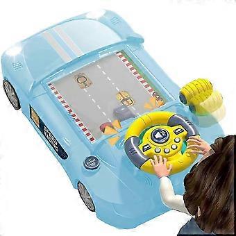 Juego de conducción con volante para niños Juguete de simulación de conducción eléctrica para regalos para niños