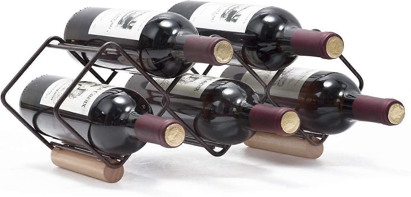 Wine Rack Stackable, Horizontal Wine Bottles Holder Racks