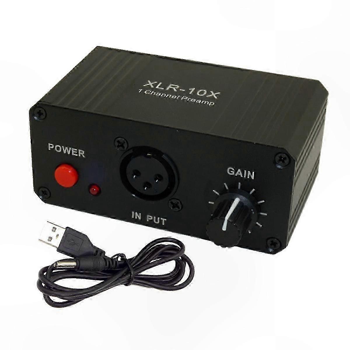 Single Channel XLR nced o Amplifier with NE5532 Dynamic Microphone Preamplifier Interface Adapter