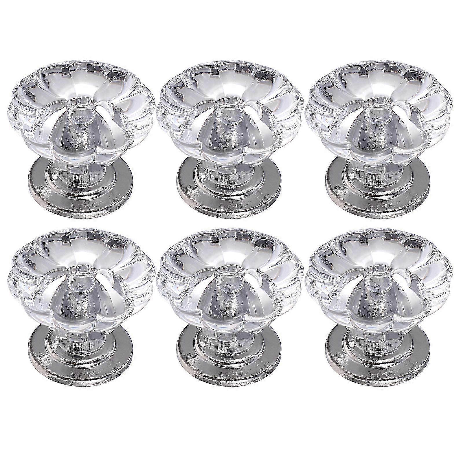 6pcs Practical Mini Handle Bedside Cabinet Handle Knob Home Replacement Handle