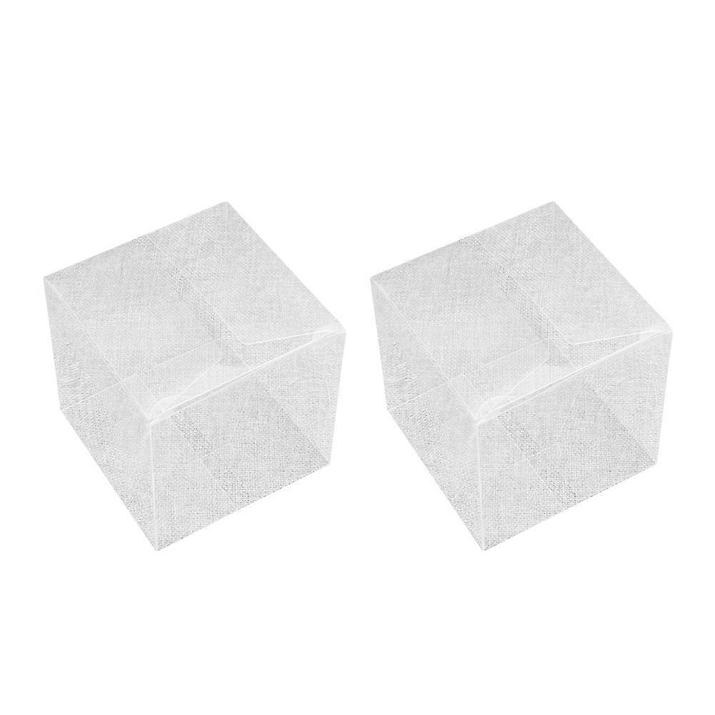 Macaron Storage Box for Storage 50Pcs Transparent Single Plastic Candy Packing Box