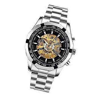 1Pc Casual Mode Montre Mécanique Squelette Montre Montre Lumineuse pour Hommes