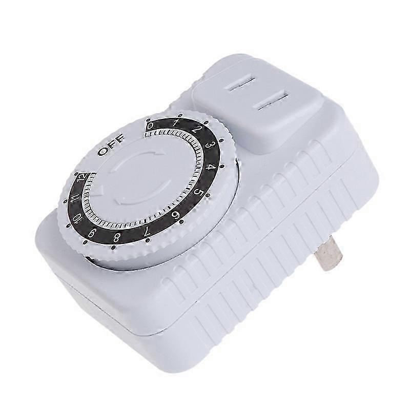 AC 220V 12 Hour Mechanical Wall Plug Switch Timer Socket Home Appliances Control