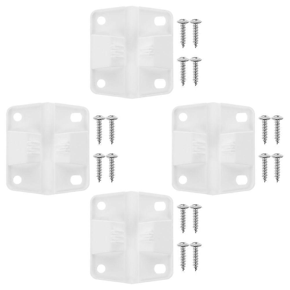 Cooler Hinge Replacement Kit Plastic Hinges with Screws for Cooler 4Sets