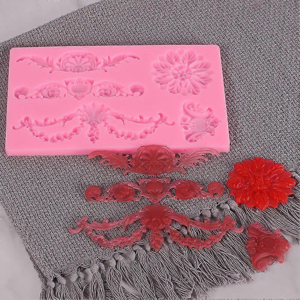 Lace flower lace shape cake decorative mold - 1PC