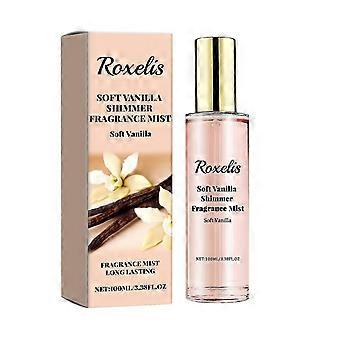 Roxelis Naked Vanilla Shimmer Perfume Spray, Long-Lasting Fresh And Natural, Perfect For Couples, Dates, On-The-Go, And Romantic Encounters