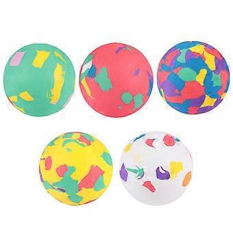 12pcs Bounce Balls Colorful Solid Bouncy Balls Creative Jumping Balls Children Kids Balls Toy