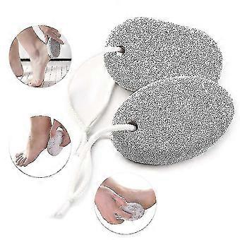 2pcs Earth Lava Pumice Stone Callus Remover compatible with Feet Heels And Palm