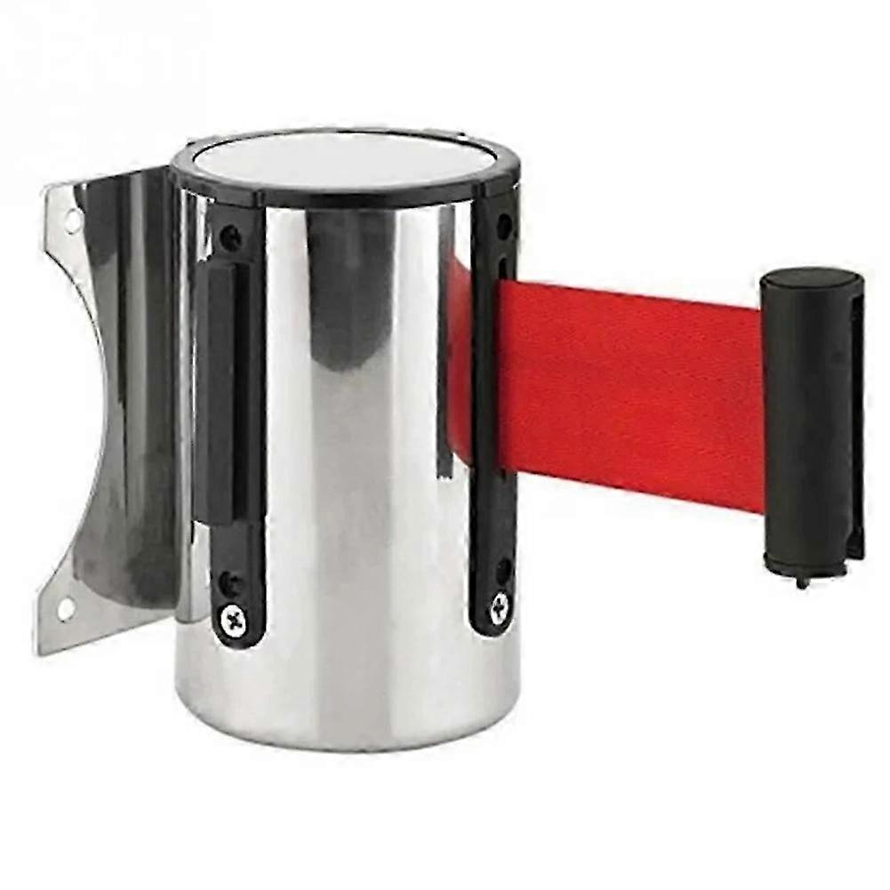 Retractable Barrier Strips Wall Mount Crowd Control System compatible with Playgrounds and Schools