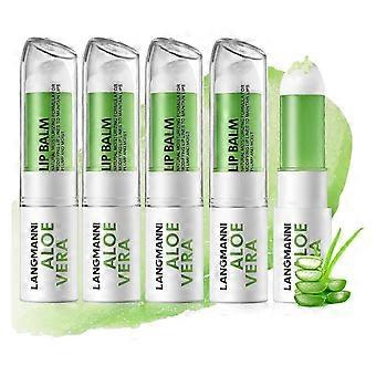 Aloe Vera Lip Balm Lip Gloss, Long Lasting Hydrating Lip Care Nutritious Lip Oil Plumper Lip Balm Moisturizer Lip Gloss Lip Makeup for Gilrs and Women