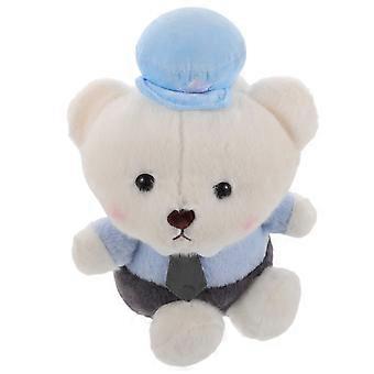 Police Bear Cute Plush Toy for Decoration Stuffed Animal for Birthday Gift