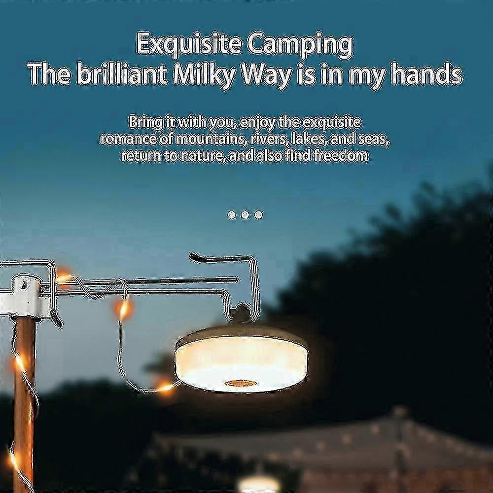 Waterproof Rechargeable Tent String Lights