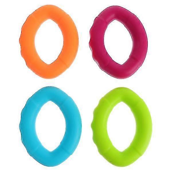 Silicone Hand Grip Rings Set