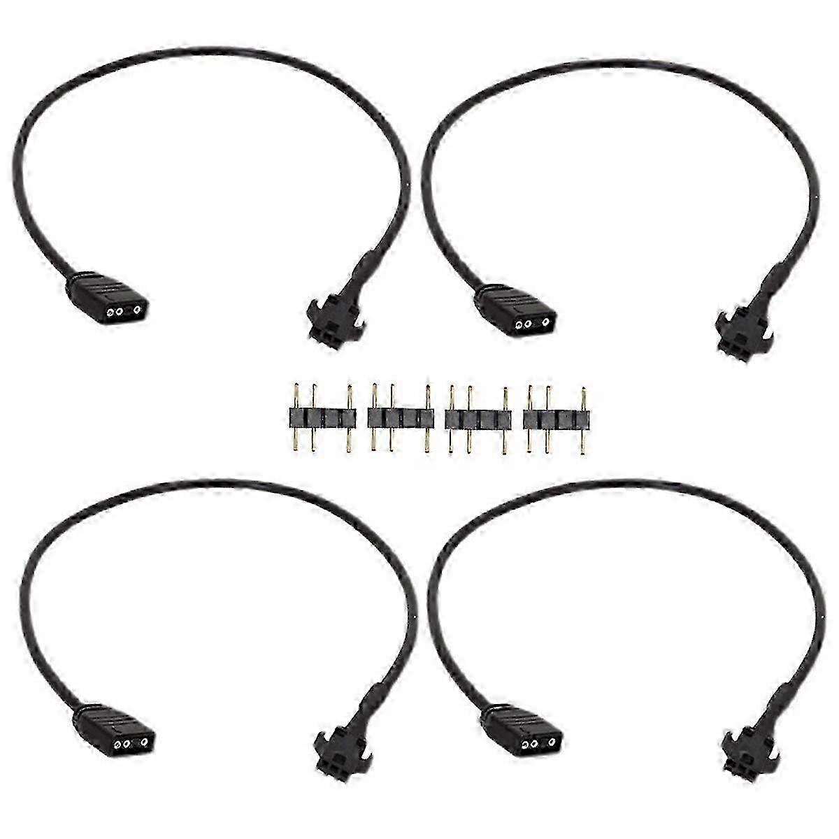 4Pcs 5V ARGB Extension Cable 30cm