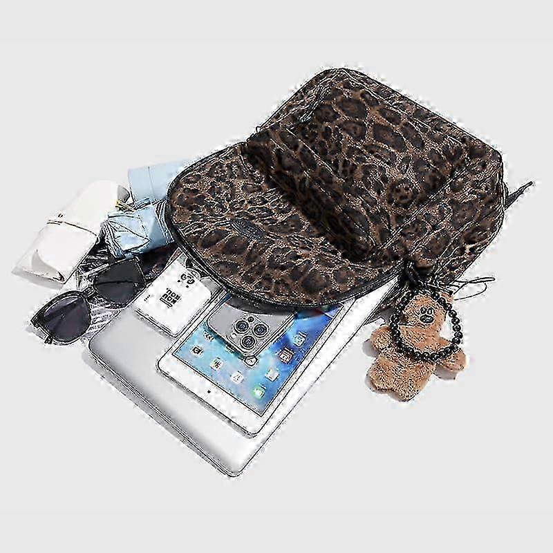 Ergonomic Leopard Print City Commute Pack