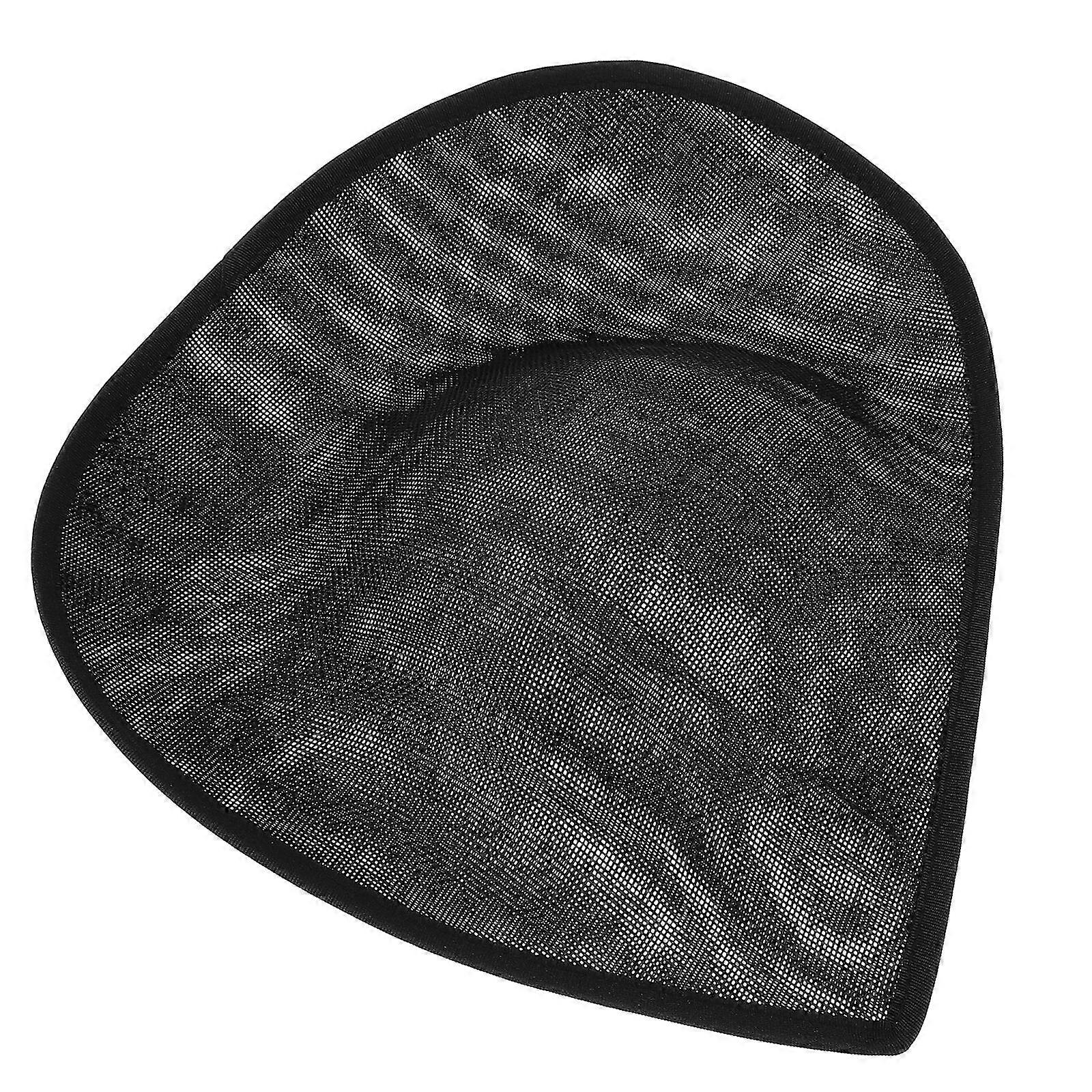 Heart Shape Top Hat Making Base for Supporting Use Black Linen