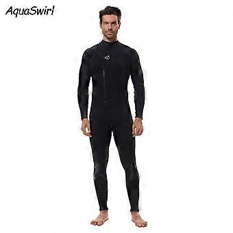 Mens 3mm Full Body Wetsuit Surfing Diving Snorkeling Winter Swimming Thermal Protection Chloroprene Rubber