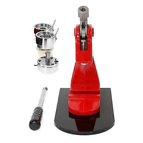 Button Maker Machine Kit 32mm with Circle Cutter, Interchangeable Die System and Durable Metal Construction