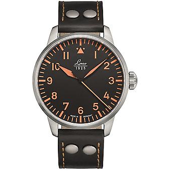Laco naepal japanska automatisk analog man klocka med cowskin armband 861965