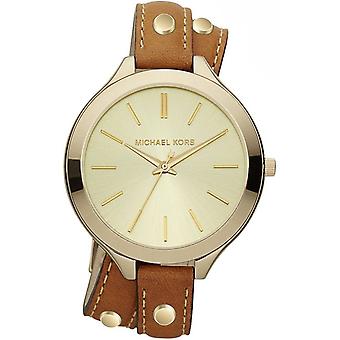 Michael kors runway Watch for Women Analog Quartz with MK2348 Cowskin Bracelet