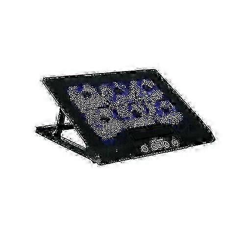Cooler para notebook gamer de 15,6 a 17 polegadas (modelo 2026), com 2 portas USB e 6 ventoinhas silenciosas.