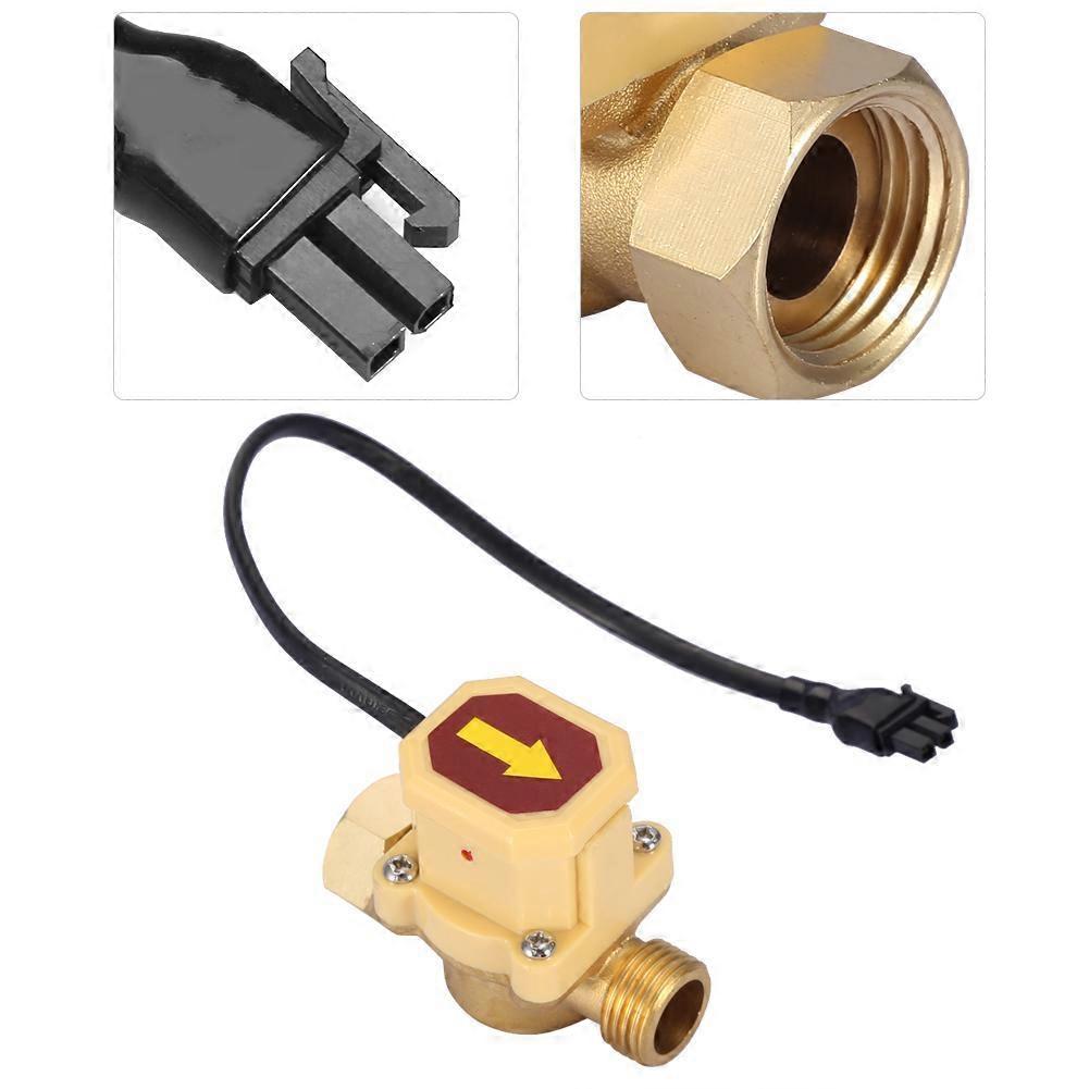 G1/2-G1/2 Thread Water Pump Adjustable Flow Sensor Pressure Automatic Control Switch 220V