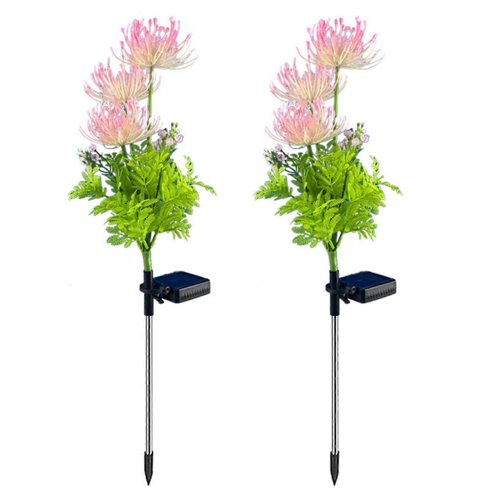 Preserved Flower Solar Stake Lights
