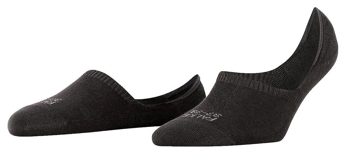 Falke Step High Cut No Show Socks - Black