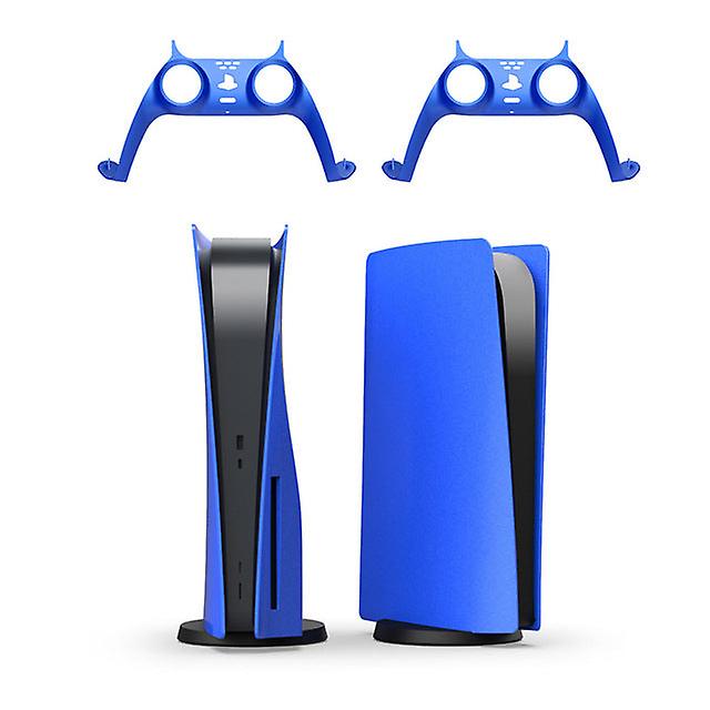 Replacement Panel For Ps5 Digital/disc Version Console Skin Shell Faceplate Anti-scratch Case Cover Controller Decorative Strip