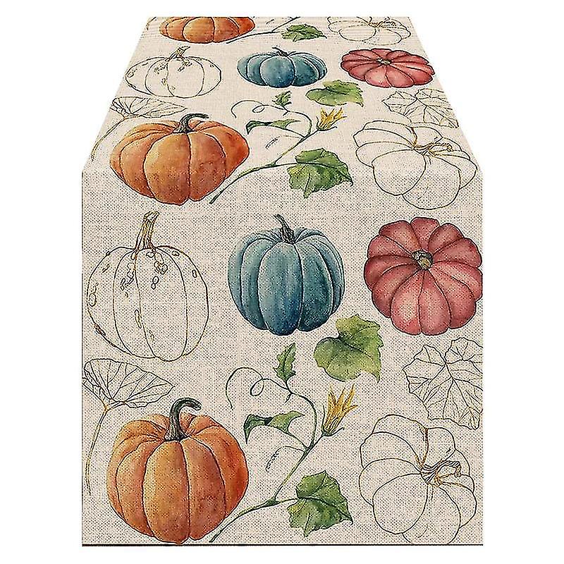 Fall Eucalyptus Leaves S Table Runner, Table Rat B