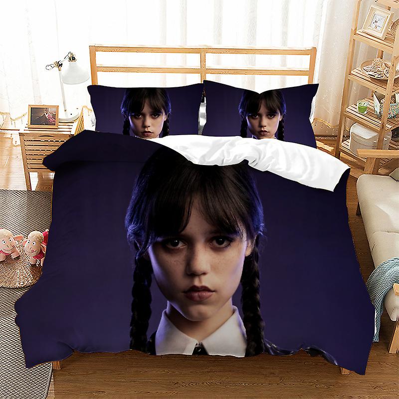 New Wednesday Addams Bedding Set Quilt Cover Pillowcase Things Hands Bed  Spead Bedroom Duvet Cover Beddings Suit Kids Gift 2023